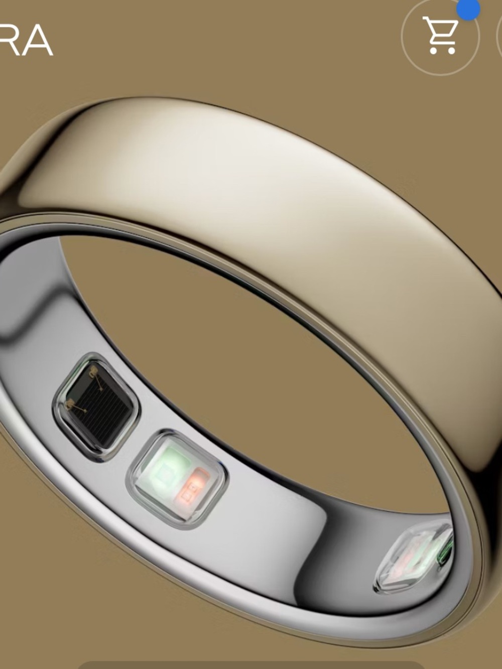 Oura Ring 5 in Gold